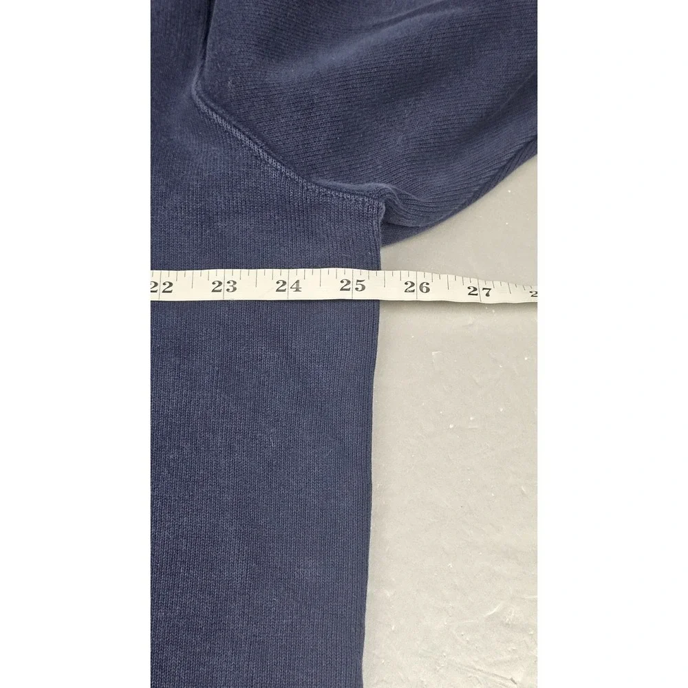 Vintage Polo Ralph Lauren 1/4‎ Zip Pullover Sweater Mens XL Blue Preppy Casual